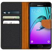 Handy Tasche für Samsung Galaxy A3 2016 Hülle Wallet Jeans Case Schutzhülle
