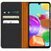 Handy Tasche für Samsung Galaxy A41 Hülle Wallet Jeans Case Schutzhülle