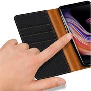 Handy Tasche für Samsung Galaxy Note 9 Hülle Wallet Jeans Case Schutzhülle