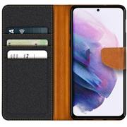 Handy Tasche für Samsung Galaxy S21 Plus Hülle Wallet Jeans Case Schutzhülle