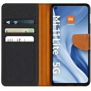 Handy Tasche für Xiaomi Mi 11 Lite Hülle 4G / 5G Wallet Jeans Case Schutzhülle
