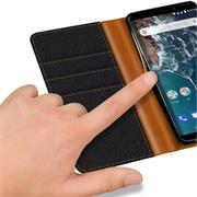 Handy Tasche für Xiaomi Mi A2 Lite Hülle Wallet Jeans Case Schutzhülle