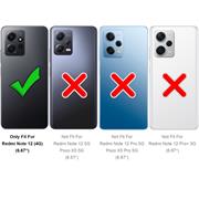 Klapp Hülle Xiaomi Redmi Note 12 (4G) Handyhülle Tasche Flip Case Schutz Hülle Book Cover