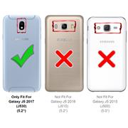 Farbwechsel Hülle für Samsung Galaxy J5 2017 Schutzhülle Handy Case Slim Cover
