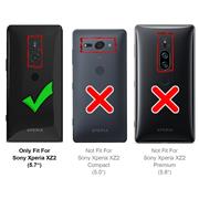 Retro Tasche für Sony Xperia XZ2 Hülle Wallet Case Handyhülle Vintage Slim Cover