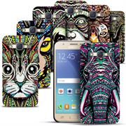Azteken Design Hard Case für Samsung Galaxy J5 2015 Hülle - Schutzhülle mit Waterprint Muster