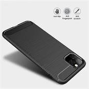 TPU Hülle für Apple iPhone 11 Pro Handy Schutzhülle Carbon Optik Schutz Case