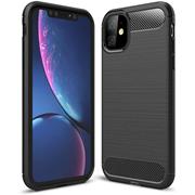 TPU Hülle für Apple iPhone 11 Handy Schutzhülle Carbon Optik Schutz Case