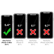 TPU Hülle für Apple iPhone 13 Mini Handy Schutzhülle Carbon Optik Schutz Case