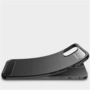 TPU Hülle für Apple iPhone 14 Plus Handy Schutzhülle Carbon Optik Schutz Case