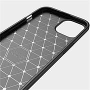 TPU Hülle für Apple iPhone 14 Handy Schutzhülle Carbon Optik Schutz Case