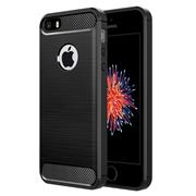 TPU Hülle für Apple iPhone 5 / 5S / SE Handy Schutzhülle Carbon Optik Schutz Case