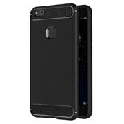TPU Hülle für Huawei P10 Lite Handy Schutzhülle Carbon Optik Schutz Case