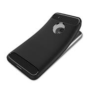 TPU Hülle für Motorola Moto G6 Plus Handy Schutzhülle Carbon Optik Schutz Case