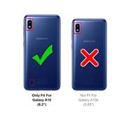 TPU Hülle für Samsung Galaxy A10 Handy Schutzhülle Carbon Optik Schutz Case