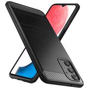 TPU Hülle für Samsung Galaxy A13 4G Handy Schutzhülle Carbon Optik Schutz Case