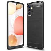TPU Hülle für Samsung Galaxy A32 5G Handy Schutzhülle Carbon Optik Schutz Case