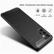 TPU Hülle für Samsung Galaxy A52 / A52s 5G / A52 5G Handy Schutzhülle Carbon Optik Schutz Case