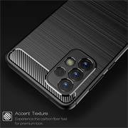 TPU Hülle für Samsung Galaxy A53 5G Handy Schutzhülle Carbon Optik Schutz Case
