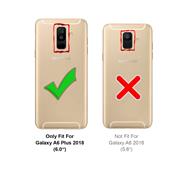 TPU Hülle für Samsung Galaxy A6 Plus Handy Schutzhülle Carbon Optik Schutz Case