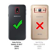 TPU Hülle für Samsung Galaxy J3 2017 Handy Schutzhülle Carbon Optik Schutz Case