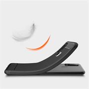 TPU Hülle für Samsung Galaxy M31 Handy Schutzhülle Carbon Optik Schutz Case