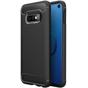 TPU Hülle für Samsung Galaxy S10e Handy Schutzhülle Carbon Optik Schutz Case