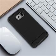 TPU Hülle für Samsung Galaxy S6 Edge Handy Schutzhülle Carbon Optik Schutz Case