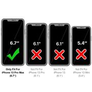 Silikon Handyhülle für Apple iPhone 13 Pro Max Hülle mit Kartenfach Slim Wallet Case