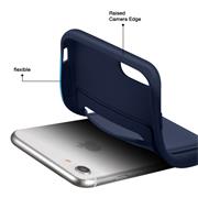 Silikon Handyhülle für Apple iPhone 7 / 8 / SE 2 Hülle mit Kartenfach Slim Wallet Case