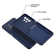 Silikon Handyhülle für Samsung Galaxy A13 4G Hülle mit Kartenfach Slim Wallet Case