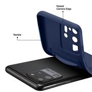 Silikon Handyhülle für Samsung Galaxy S20 Ultra Hülle mit Kartenfach Slim Wallet Case