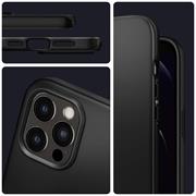 Silikon Hülle für Apple iPhone 13 Pro Schutzhülle Matt Schwarz Backcover Handy Case