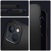 Silikon Hülle für Apple iPhone 13 Schutzhülle Matt Schwarz Backcover Handy Case