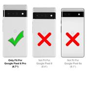 Silikon Hülle für Google Pixel 6 Pro Schutzhülle Matt Schwarz Backcover Handy Case