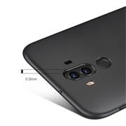 Silikon Hülle für Huawei Mate 10 Pro Schutzhülle Matt Schwarz Backcover Handy Case
