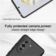 Silikon Hülle für Huawei Nova 10 Pro Schutzhülle Matt Schwarz Backcover Handy Case