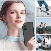 Silikon Hülle für Huawei Nova 9 SE Schutzhülle Matt Schwarz Backcover Handy Case