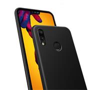 Silikon Hülle für Huawei P20 Lite Schutzhülle Matt Schwarz Backcover Handy Case