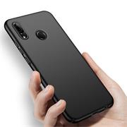 Silikon Hülle für Huawei P20 Lite Schutzhülle Matt Schwarz Backcover Handy Case
