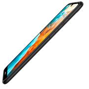 Silikon Hülle für Huawei Y6 2019 Schutzhülle Matt Schwarz Backcover Handy Case