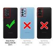Silikon Hülle für Samsung Galaxy A33 5G Schutzhülle Matt Schwarz Backcover Handy Case