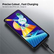 Silikon Hülle für Samsung Galaxy M11 Schutzhülle Matt Schwarz Backcover Handy Case