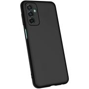 Silikon Hülle für Samsung Galaxy M23 5G / M13 Schutzhülle Matt Schwarz Backcover Handy Case