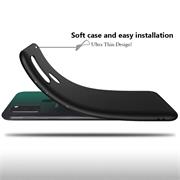 Silikon Hülle für Samsung Galaxy M30s / M21 Schutzhülle Matt Schwarz Backcover Handy Case