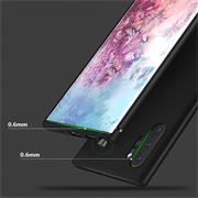 Silikon Hülle für Samsung Galaxy Note 10 Plus Schutzhülle Matt Schwarz Backcover Handy Case