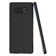 Silikon Hülle für Samsung Galaxy Note 8 Schutzhülle Matt Schwarz Backcover Handy Case