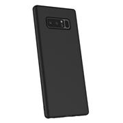 Silikon Hülle für Samsung Galaxy Note 8 Schutzhülle Matt Schwarz Backcover Handy Case