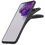 Silikon Hülle für Samsung Galaxy S20 Plus Schutzhülle Matt Schwarz Backcover Handy Case