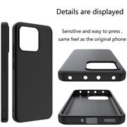 Silikon Hülle für Xiaomi 13 Pro Schutzhülle Matt Schwarz Backcover Handy Case